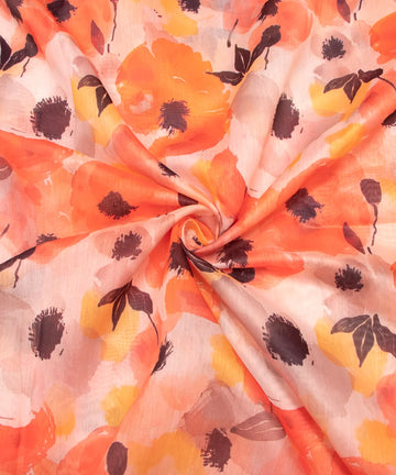 Best Printed Chanderi Fabric Fabric Dekho